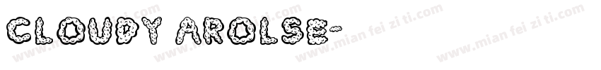 Cloudy Arolse字体转换